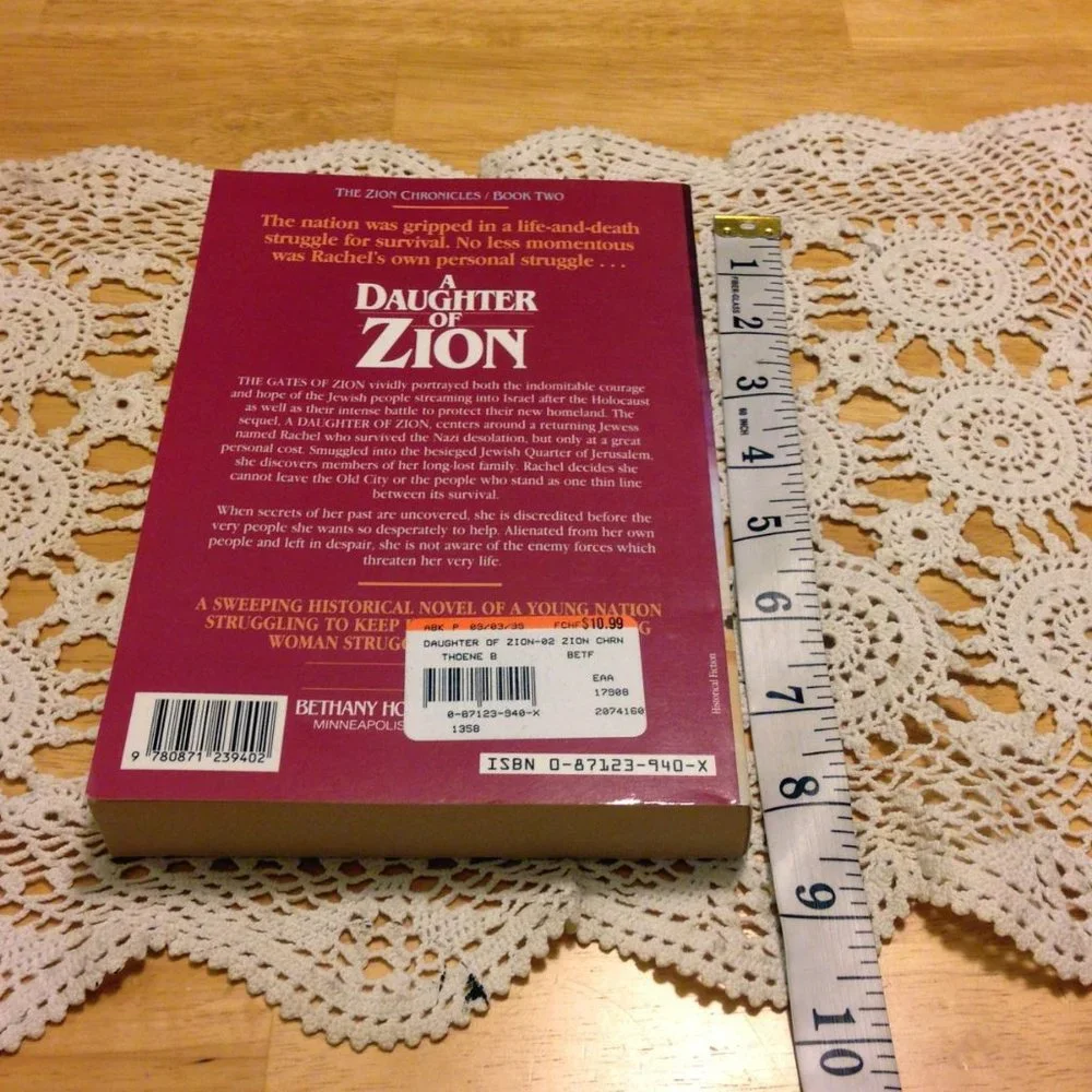 Book Sale! 3 for $10! Vintage Historical Fiction - A Daughter of Zion